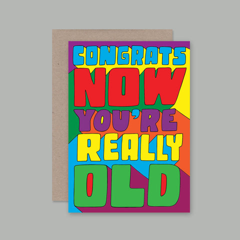 REALLY OLD Card | AHD Paper Co.