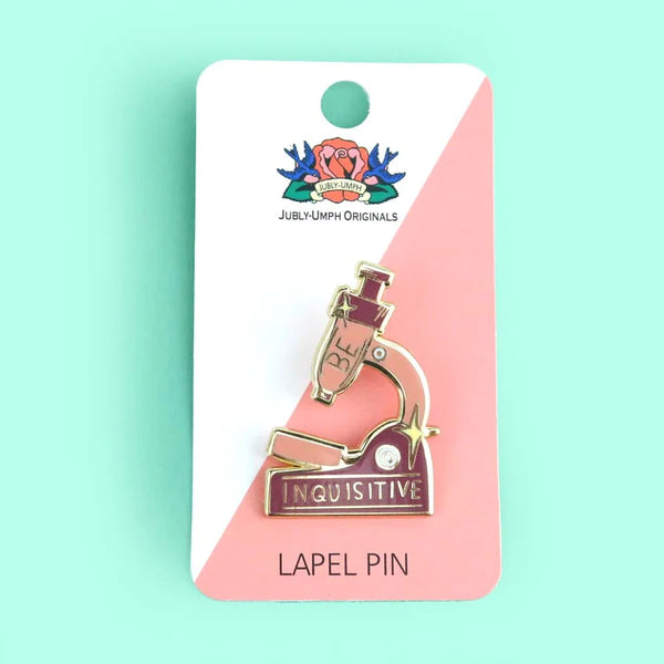 Be Inquisitive Lapel Pin | Jubly-Umph