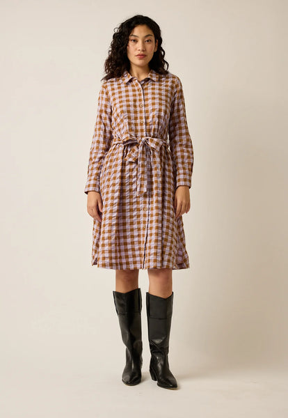 Daze Shirt Dress | Nancybird | Autumn Check