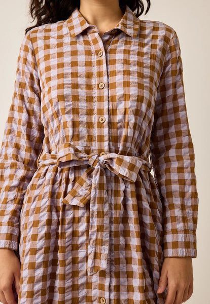 Daze Shirt Dress | Nancybird | Autumn Check