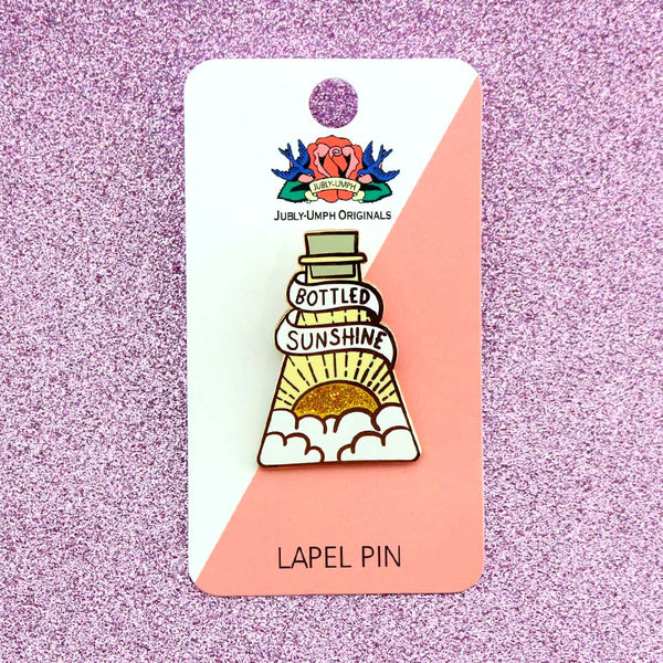 Bottled Sunshine Lapel Pin | Jubly-Umph