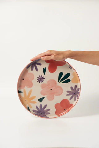 Ditsy Platter - Pink | Jones and Co