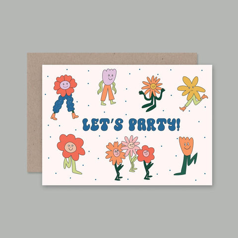 LET'S PARTY Card | AHD Paper Co.