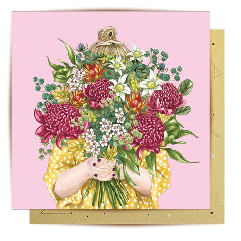 Girl Bouquet Card | La La Land