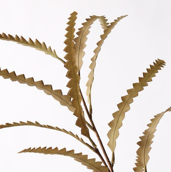 Banksia Leaf Spray | Natural 89cm | Floral Interiors
