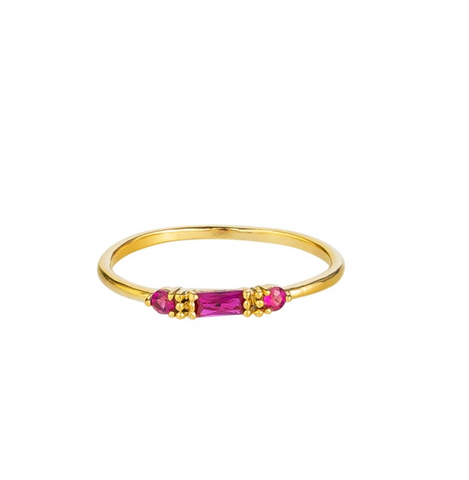Ruby Baguette Ring | Tiger Tree