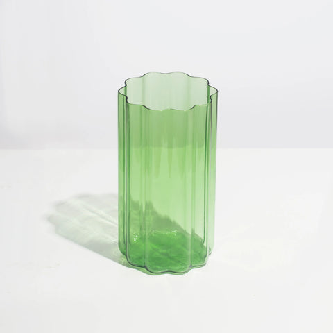 Wave Vase | Green | Fazeek