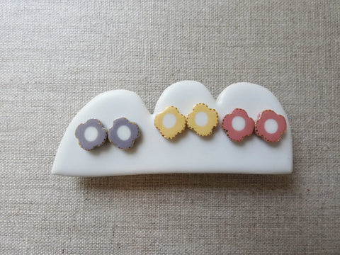 Tsubomi Stud - Assorted Colours | And O Designs