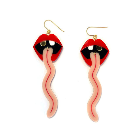 French Kiss Earring | Stof Studios | Red