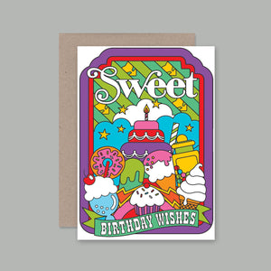 SWEET BIRTHDAY WISHES Card | AHD Paper Co.