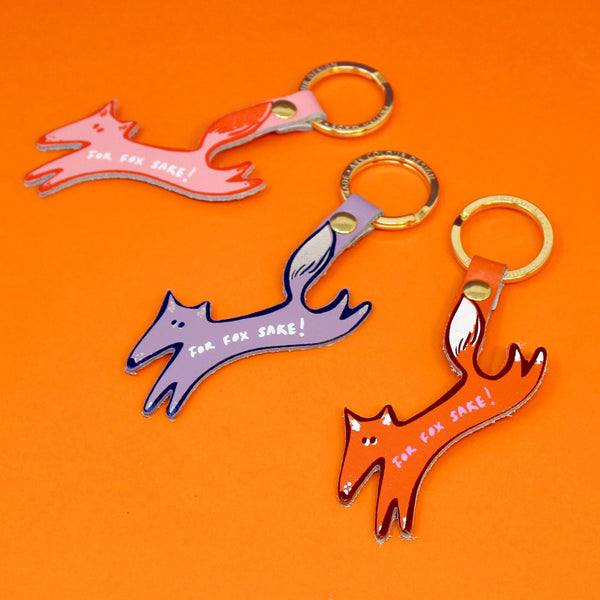For Fox Sake Key Fob | Ark Colour Design