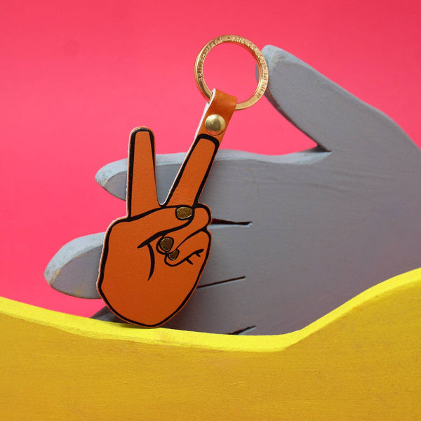Peace Sign Key Fob | Ark Colour Design