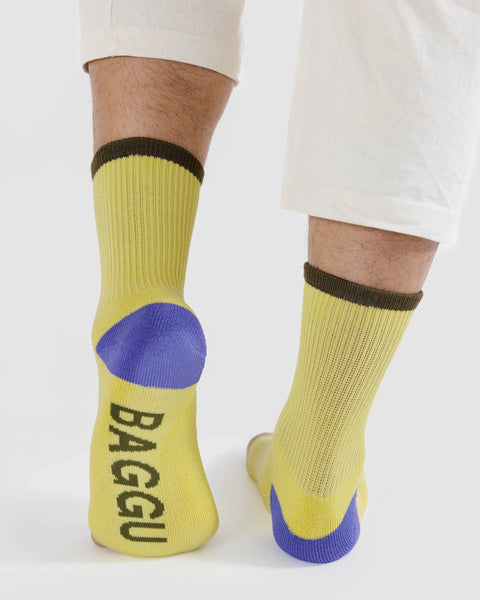 Baggu | Ribbed Socks | LEMON CURD MIX