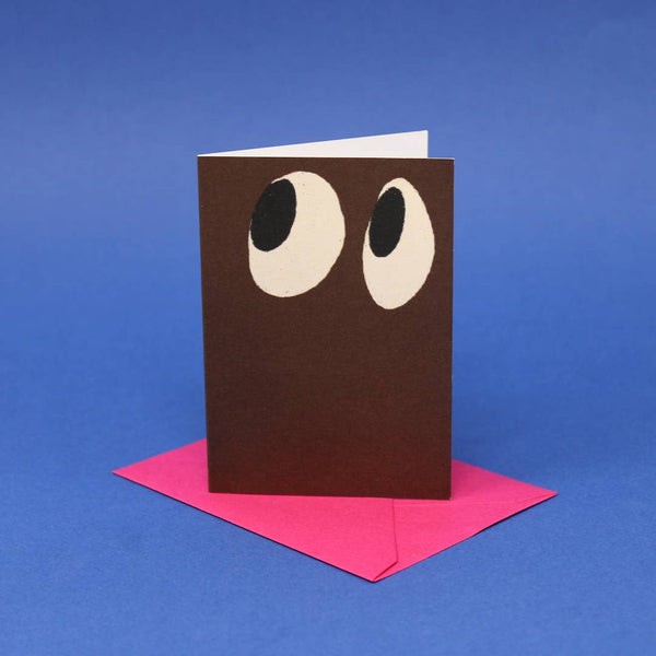 Googly Eye Mini Greetings Card | Ark Colour Design