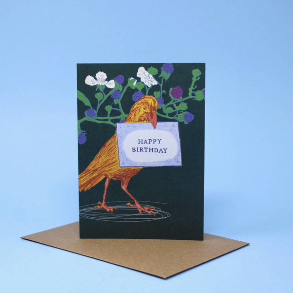 Happy Birthday Bird A6 Greetings Card | Ark Colour Design