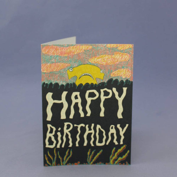 Happy Birthday Hammer Head Greetings Card | Ark Colour Design