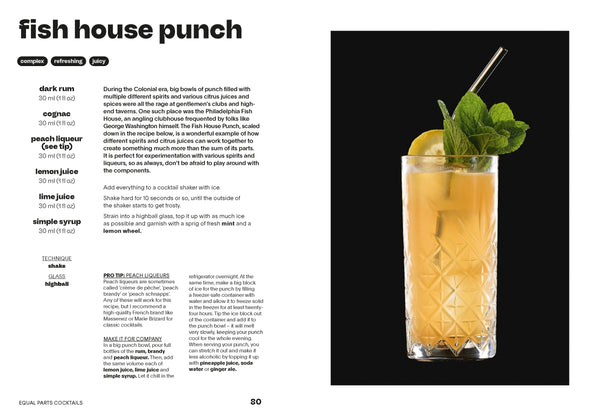 Equal Parts Cocktails The Simple Ratio for Spectacular Drinks By Fred Siggins | Hardie Grant