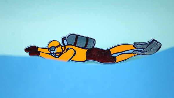Scuba Diver Bookmark | Ark Colour Design