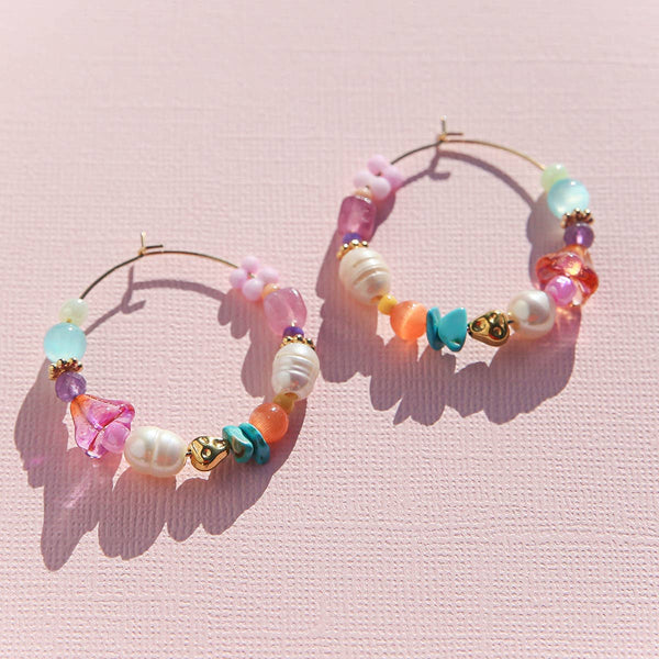 Large Rainbow Hoops | Kingston Jewellery