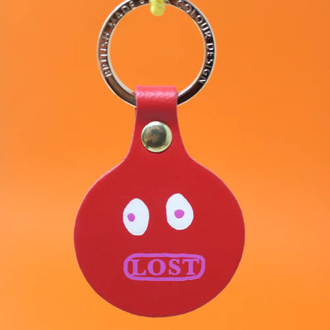 Lost Face Key Fob | Ark Colour Design | Red