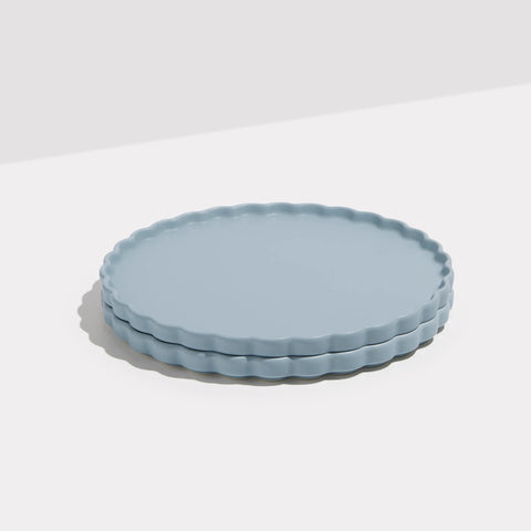 Ceramic Side Plate - Set of 2 | Blue Grey | Fazeek