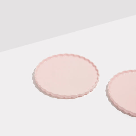 Ceramic Side Plate - Set of 2 | Pink | Fazeek