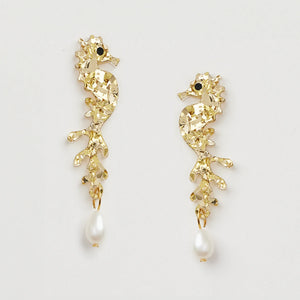 Seahorse + Pearl | Martha Jean | GOLD