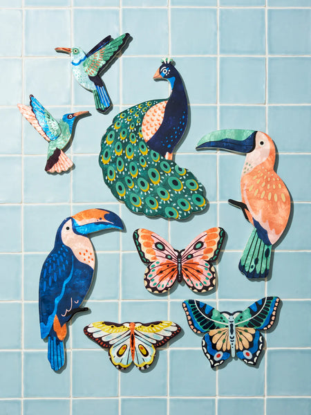 CANOPY PEACOCK WALL ART | Jones & Co