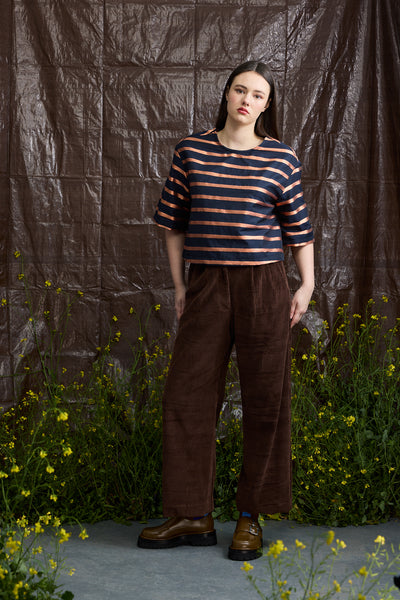 Harper Pant - Cocoa Corduroy | Wolf & Mishka