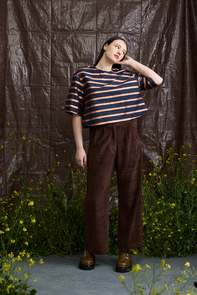 Harper Pant - Cocoa Corduroy | Wolf & Mishka
