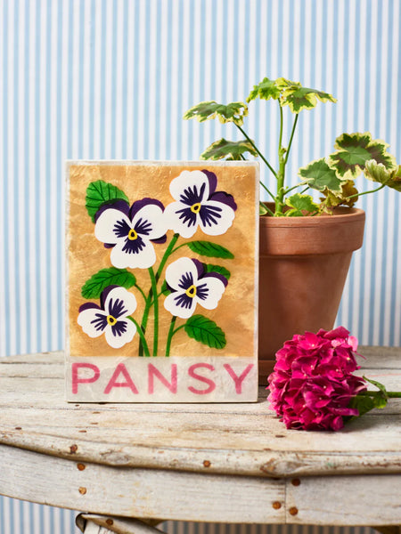 MARKET WALL ART PANSY   | Jones & Co