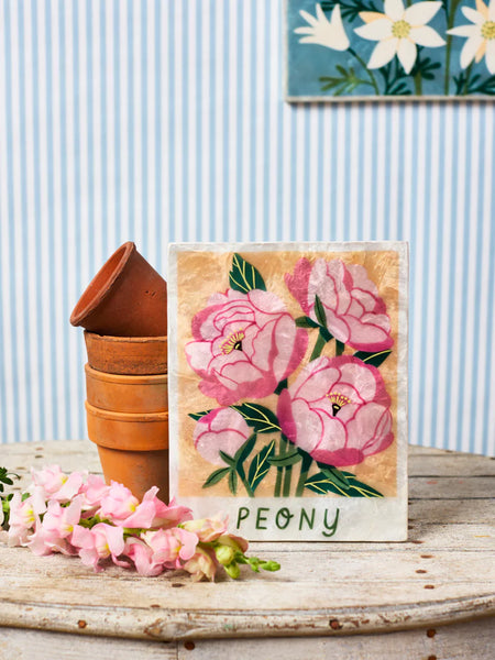 MARKET WALL ART PEONY  | Jones & Co
