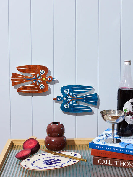 PALOMA WALL ART BLUE BIRD  | Jones & Co