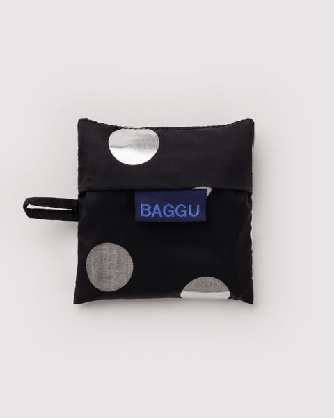 Baggu | Baby | Silver Metallic Polka Dot