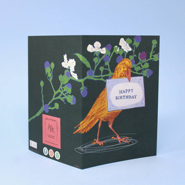 Happy Birthday Bird A6 Greetings Card | Ark Colour Design