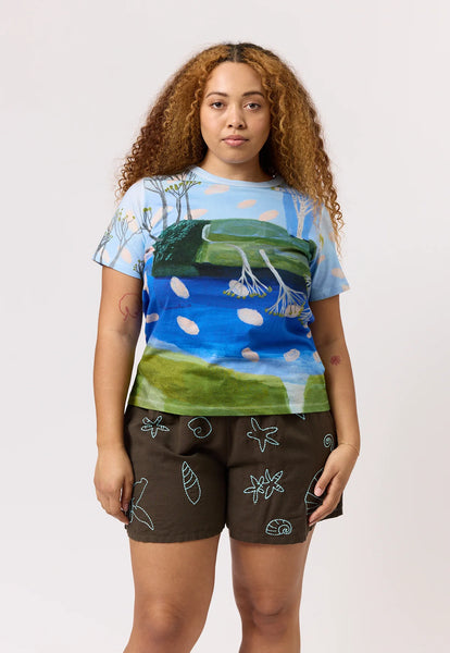 Apollo Tee | Nancybird | Lagoon