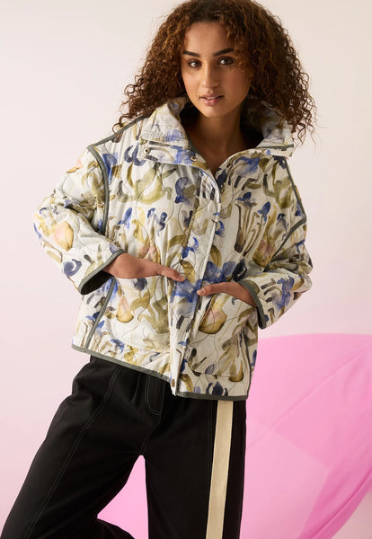 Suri Jacket - Blue Watercolour | Nancybird