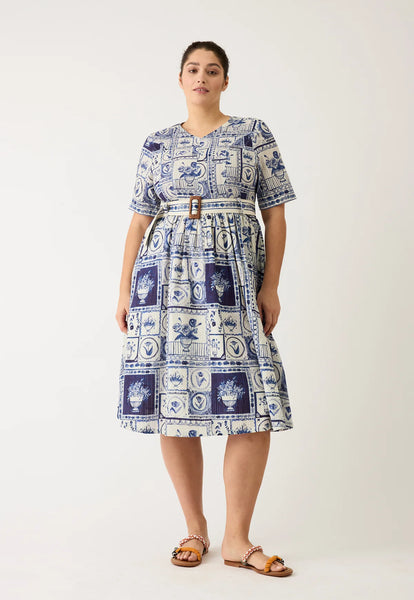 Mona Dress - Lyon Tile | Nancybird