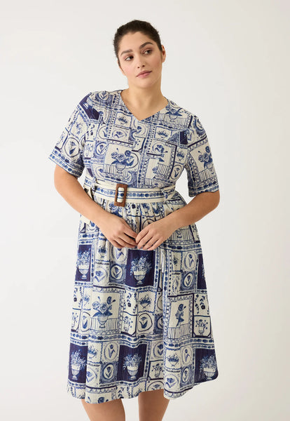 Mona Dress - Lyon Tile | Nancybird