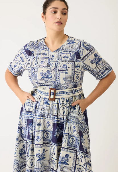 Mona Dress - Lyon Tile | Nancybird