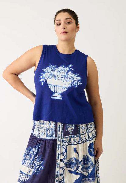 Mali Tank -Blue Vase | Nancybird