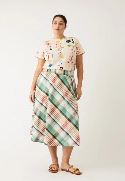 Wave Skirt - Summer Check | Nancybird