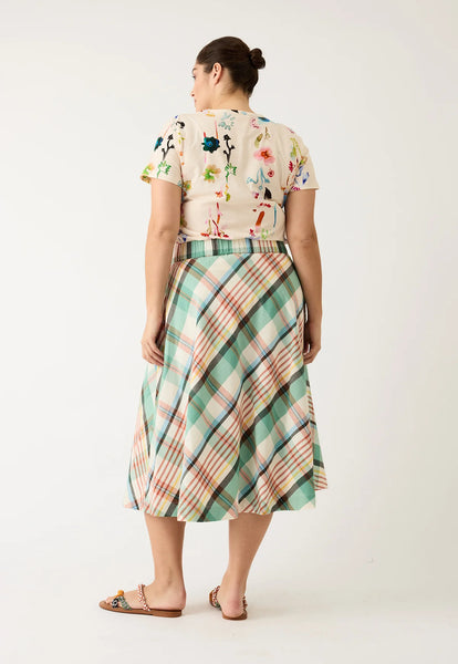 Wave Skirt - Summer Check | Nancybird