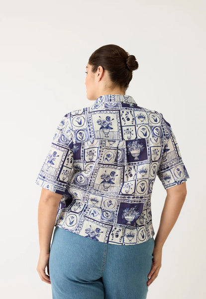 Summer Shirt -Lyon Tile | Nancybird
