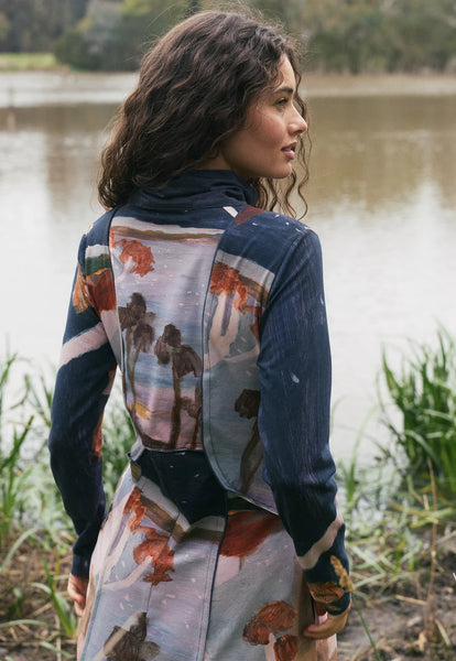 Reyes Dress - Night Herons | Nancybird