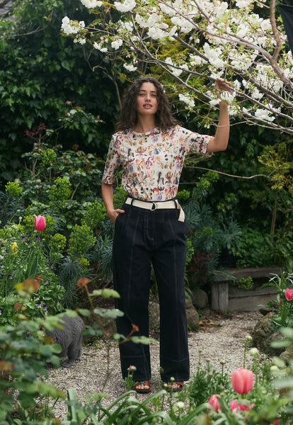 Bodhi Wide Leg Pants - Black | Nancybird