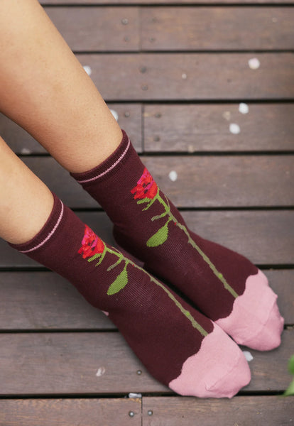 Socks - Rose | Nancybird