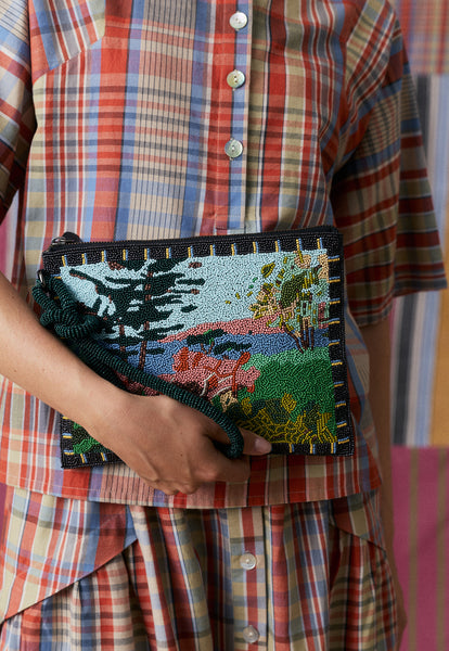 Beaded Line Clutch - Palisades | Nancybird