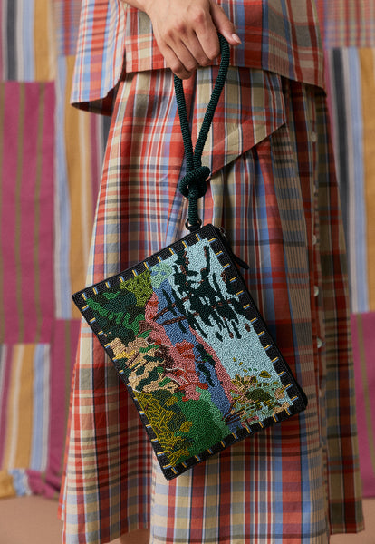 Beaded Line Clutch - Palisades | Nancybird