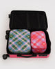 Baggu | Packing Cube Set | Star Plaid